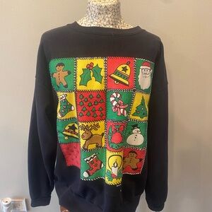 Vintage 90s Christmas Festive Crewneck Sweater